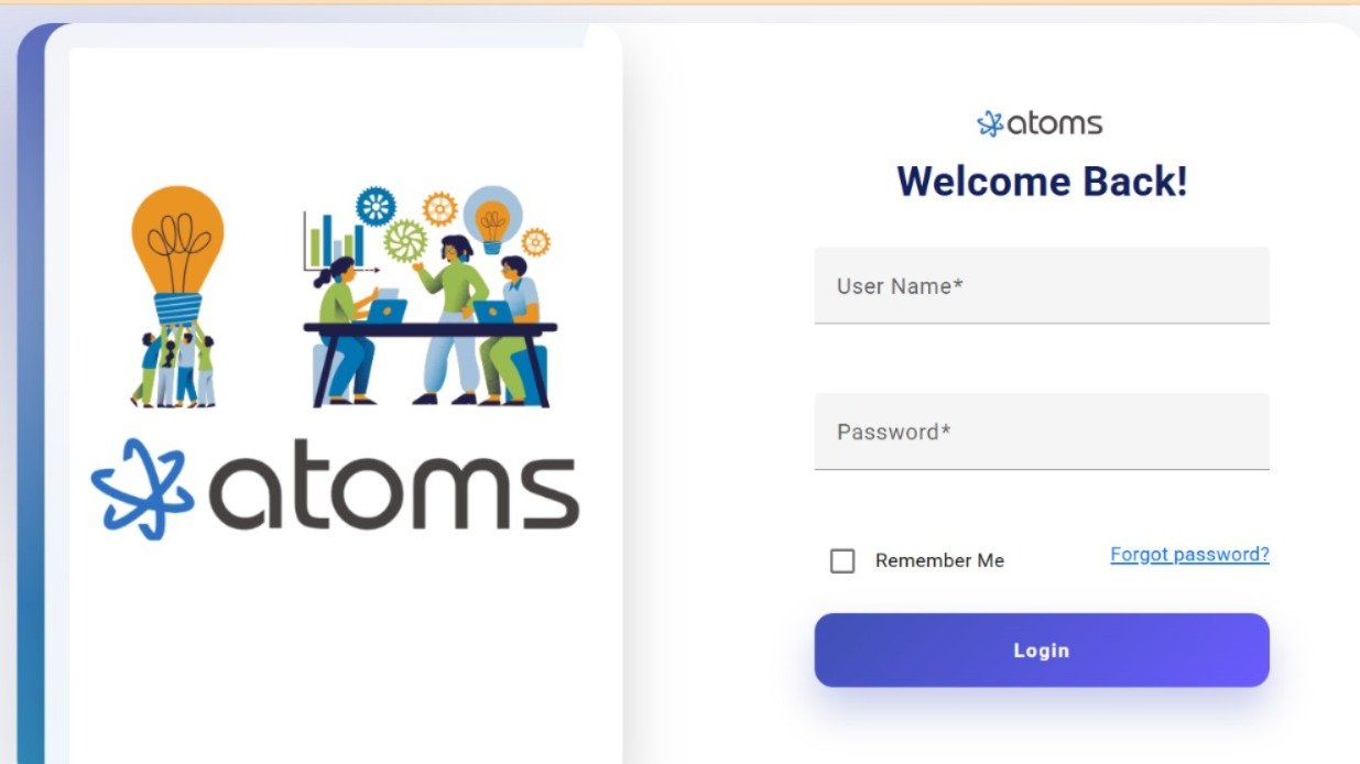 Atoms DMS operations manager report dashboard