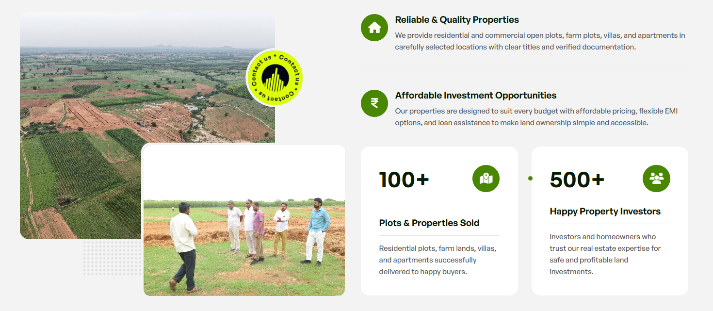 Murugan Townships website screenshot