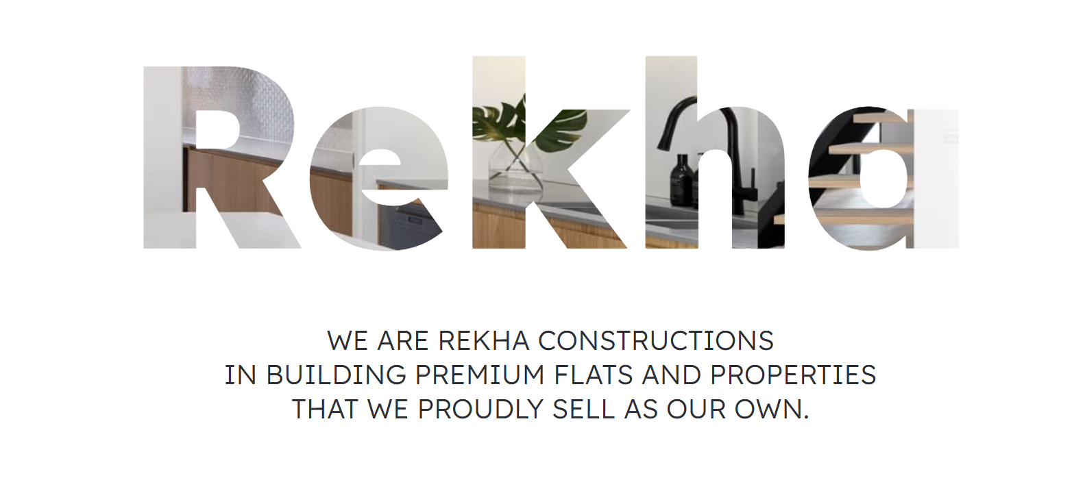 Rekha Constructions website screenshot