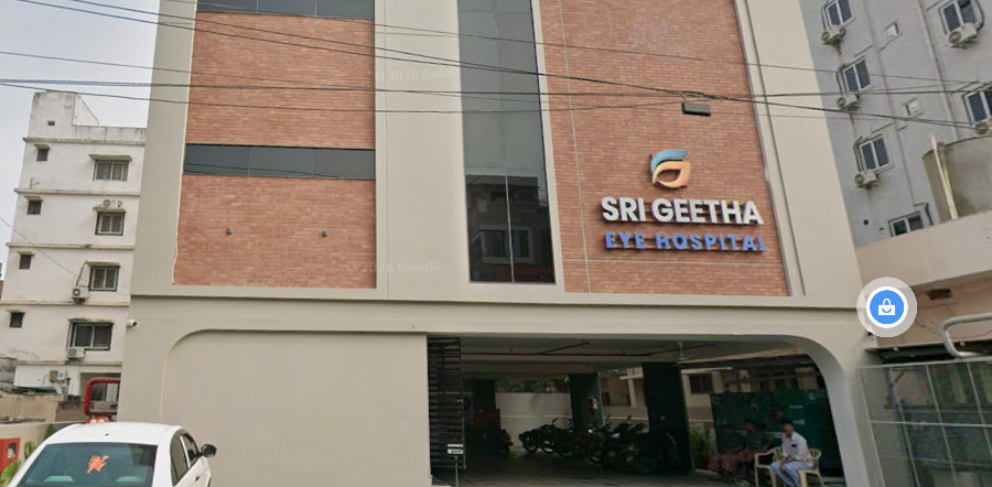 Sri Geetha Eye Hospitals website screenshot